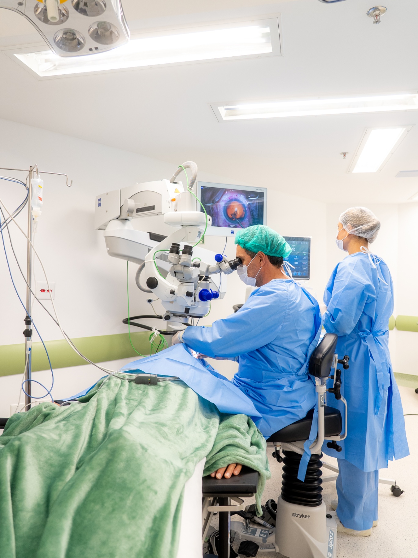 Cirurgia em andamento — Centro Cirúrgico DREAM